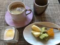 朝食とコーヒー

自動的に生成された説明