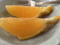 皿の上のサンドイッチとオレンジ

中程度の精度で自動的に生成された説明